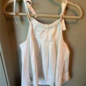 Elegant White Sleeveless Top